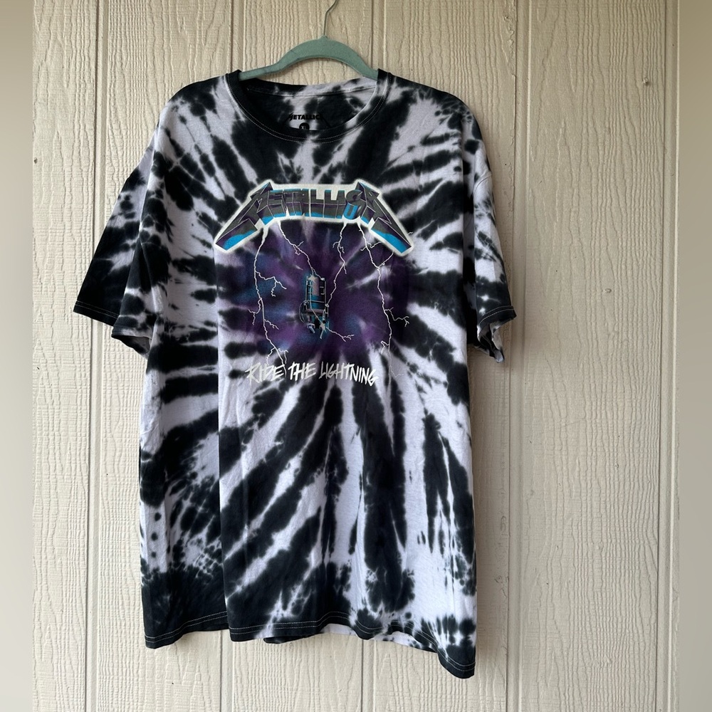 NEW Metallica Tie Dye Graphic Tee